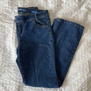Style & Co. Bootcut jeans - dark wash - size 8 Petite
